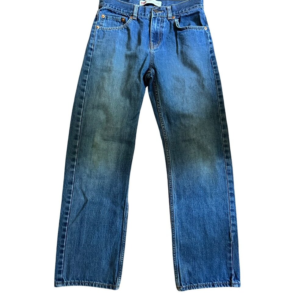 Levis 550 Mens Blue Denim Jeans 18 Slim 27x29 Straight Fit Classic Style - Picture 1 of 8